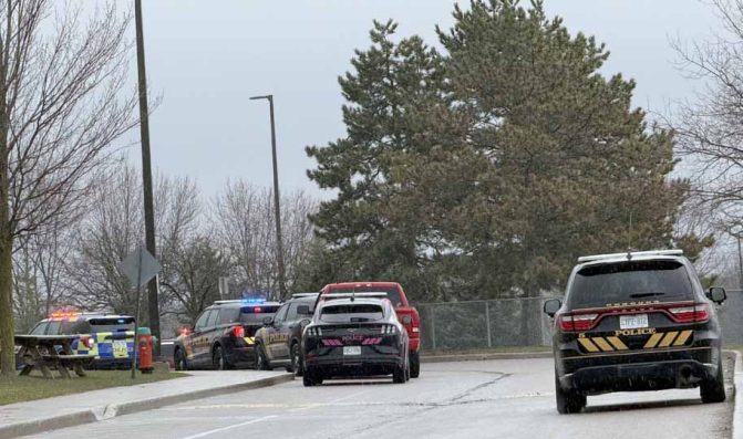 April 13, 2026 Cobourg Police Bomb Threat St Mary School 0871