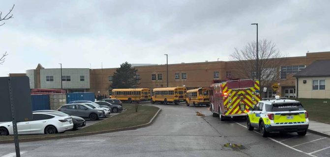 April 13, 2026 Cobourg Police Bomb Threat St Mary School 0873
