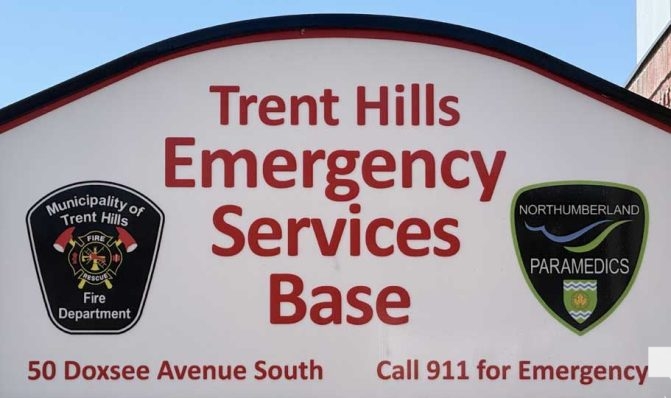 April 17, 2026 Trent Hills Emergency Services Base Fire Paramedics1026