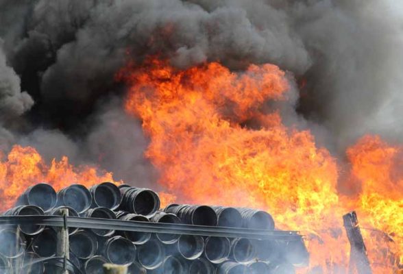 May 9, 2026 Barn Fire Alnwick Haldimand Township 370