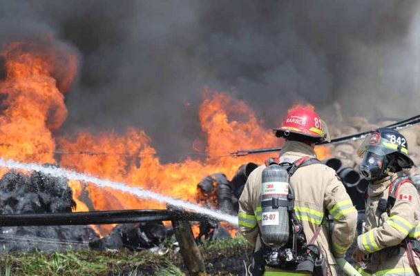 May 9, 2026 Barn Fire Alnwick Haldimand Township 378