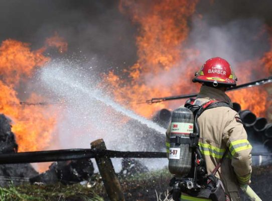 May 9, 2026 Barn Fire Alnwick Haldimand Township 379