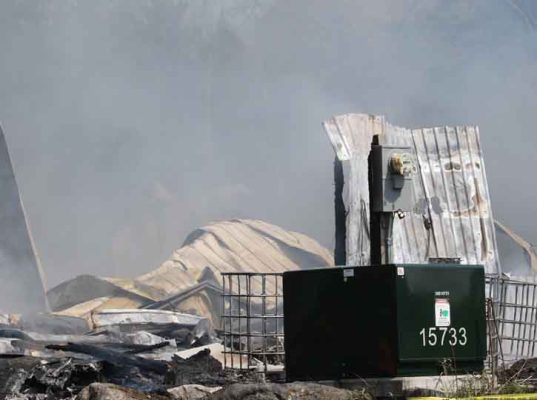 May 9, 2026 Barn Fire Alnwick Haldimand Township 387