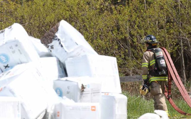 May 9, 2026 Barn Fire Alnwick Haldimand Township 389