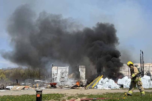 May 9, 2026 Barn Fire Alnwick Haldimand Township 396