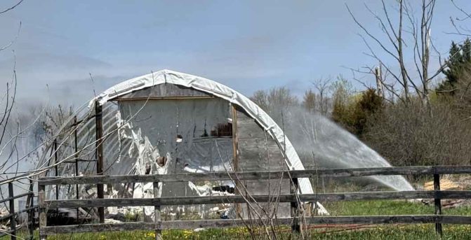May 9, 2026 Barn Fire Alnwick Haldimand Township 397