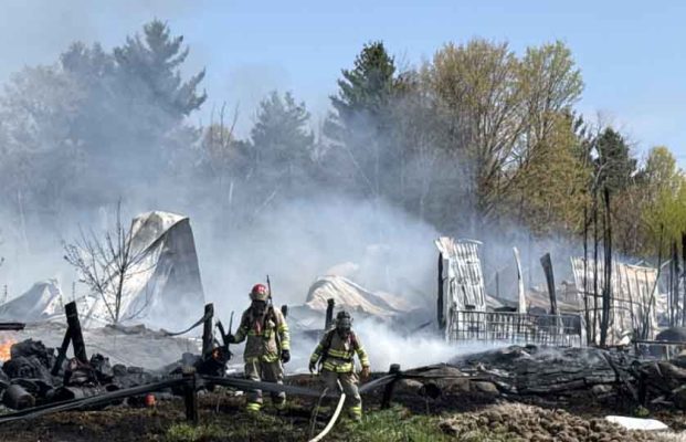 May 9, 2026 Barn Fire Alnwick Haldimand Township 398