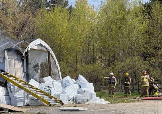 May 9, 2026 Barn Fire Alnwick Haldimand Township 399