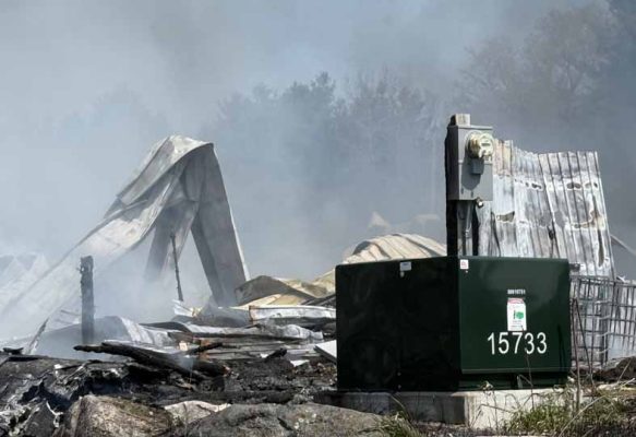 May 9, 2026 Barn Fire Alnwick Haldimand Township 401