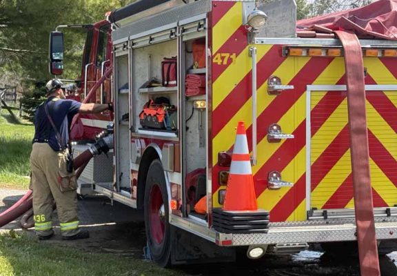 May 9, 2026 Barn Fire Alnwick Haldimand Township 402