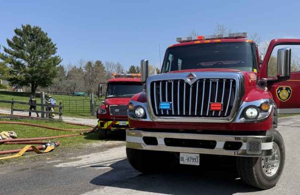 May 9, 2026 Barn Fire Alnwick Haldimand Township 406