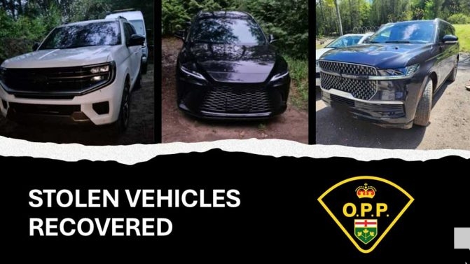 STOLEN VEHICLES RECOVERED