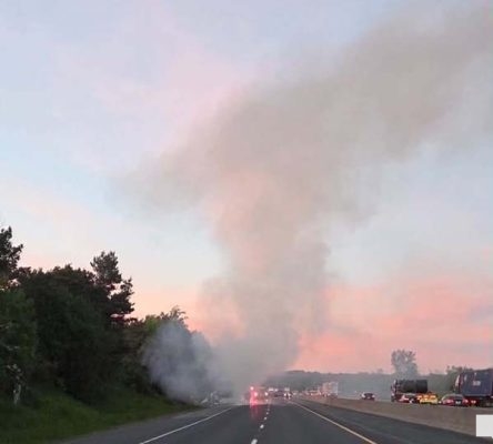 June 2, 2026 Bus Fire CAF Highway 4011115