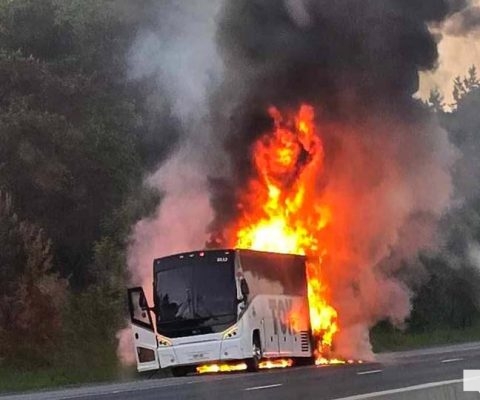 June 2, 2026 Bus Fire CAF Highway 4011119