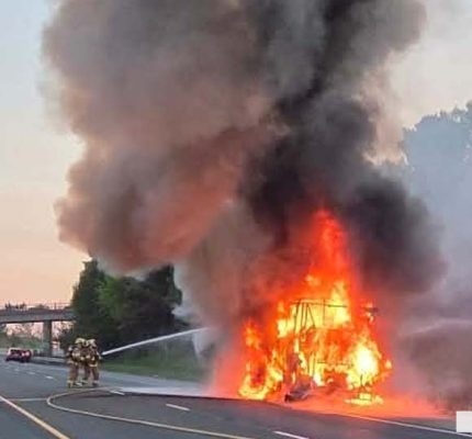 June 2, 2026 Bus Fire CAF Highway 4011122