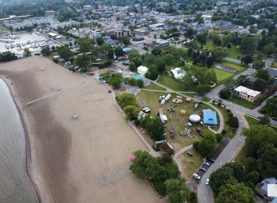 June 25, 2026 Cobourg Waterfront Aerial2001