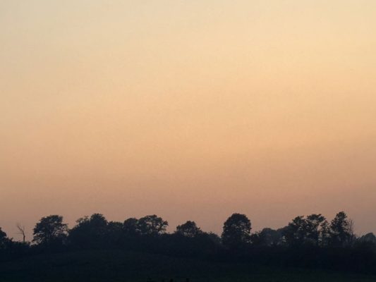 July 14, 2026 hazy sunset smoke2836