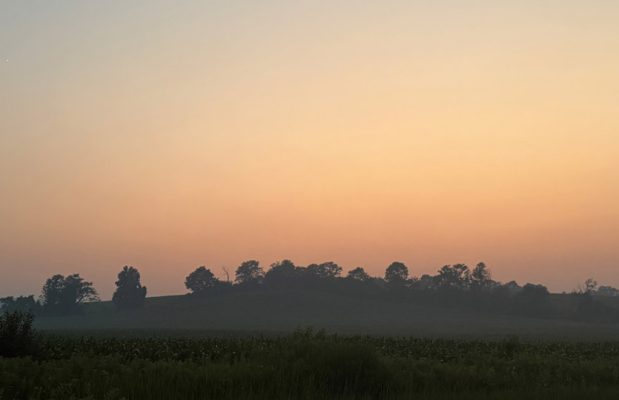 July 14, 2026 hazy sunset smoke2837