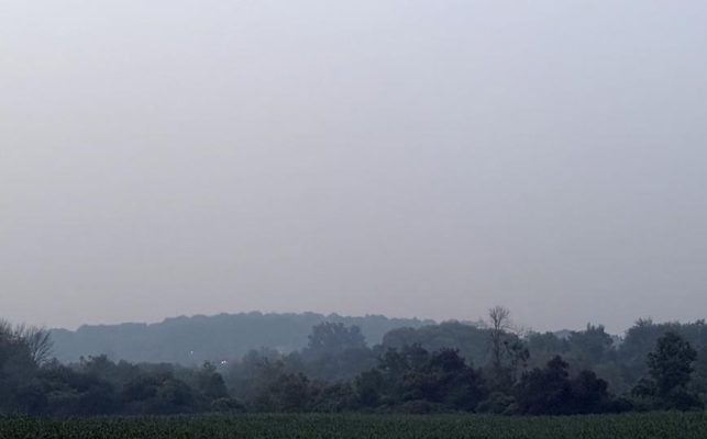 July 14, 2026 hazy sunset smoke2839