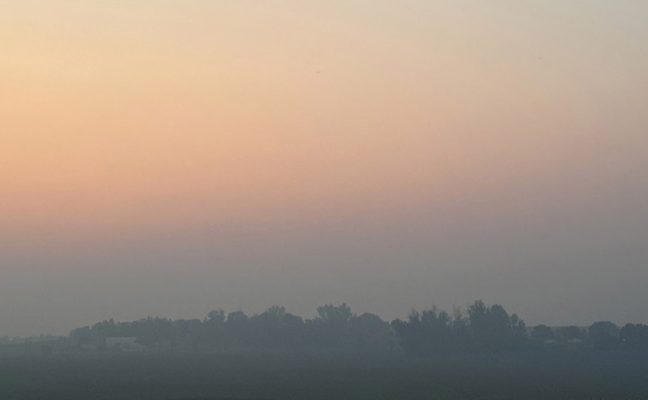 July 14, 2026 hazy sunset smoke2841