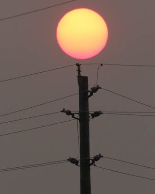 July 14, 2026 sunset sun hydro wires victoria hall2833