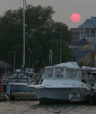 July 14, 2026 sunset sun hydro wires victoria hall2834