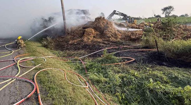 July 16, 2026 Hay Straw Fire Cobourg3000