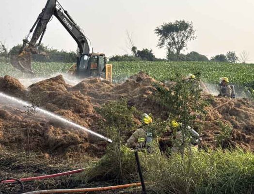 July 16, 2026 Hay Straw Fire Cobourg3001