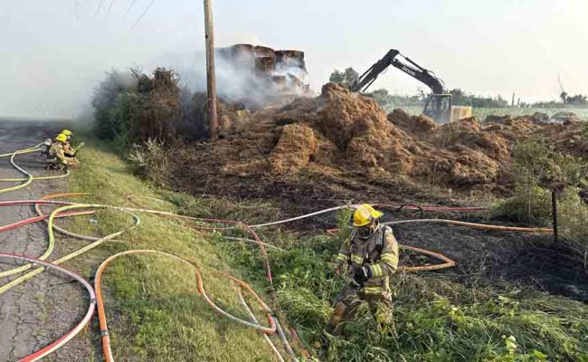 July 16, 2026 Hay Straw Fire Cobourg3002