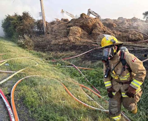 July 16, 2026 Hay Straw Fire Cobourg3004