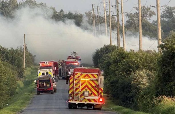 July 16, 2026 Hay Straw Fire Cobourg3005