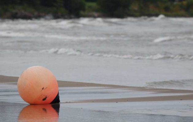 July 21, 2026 Windy Orange marker Lake Ontario3169