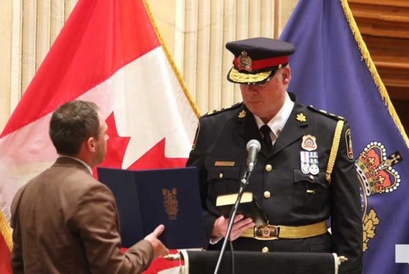 July 23, 2026 Swearing in Cobourg Police Chief Chris Leather3191