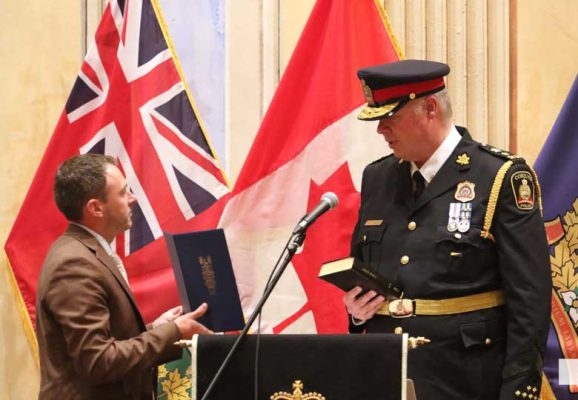 July 23, 2026 Swearing in Cobourg Police Chief Chris Leather3192