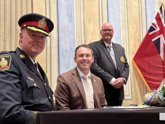 July 23, 2026 Swearing in Cobourg Police Chief Chris Leather3208