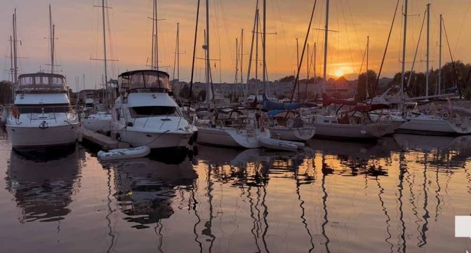 July 26, 2026 Sunset Cobourg Harbour3245