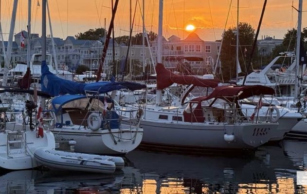 July 26, 2026 Sunset Cobourg Harbour3246