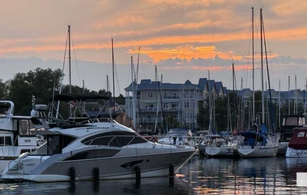 July 26, 2026 Sunset Cobourg Harbour3249