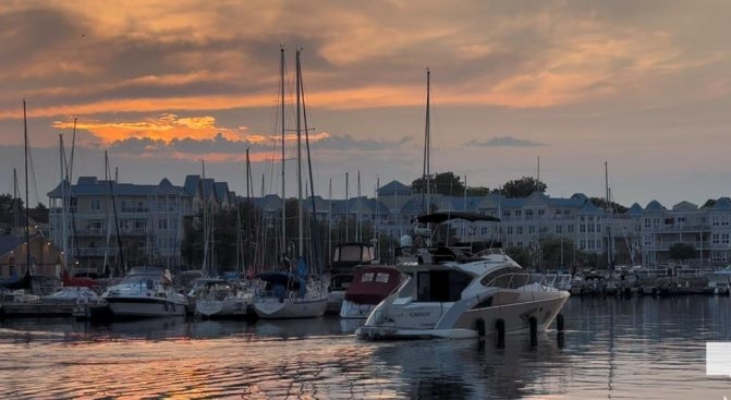 July 26, 2026 Sunset Cobourg Harbour3250
