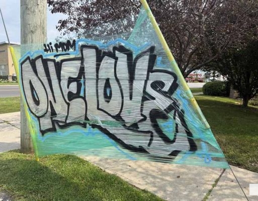 August 12, 2026 Plastic Wrap Graffiti Cobourg4042