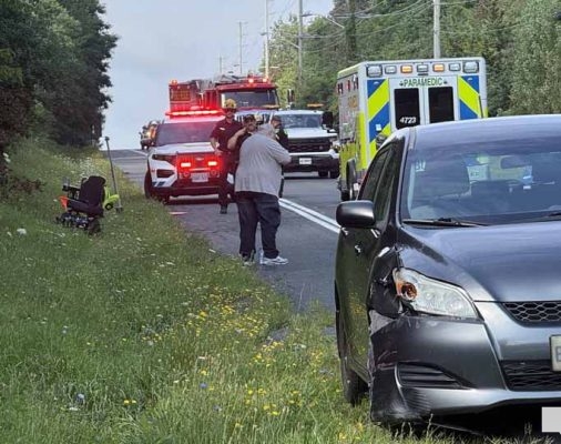 August 13, 2026 Electric Wheelchair Car Collision Port Hope4045