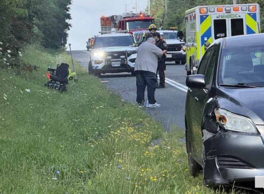 August 13, 2026 Electric Wheelchair Car Collision Port Hope4046