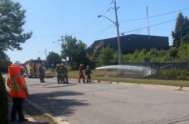 August 21, 2026 Grass Fire Highland Drive Port Hope4436