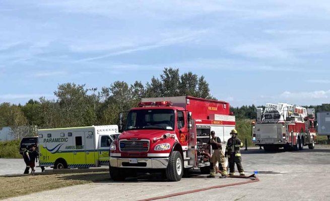 August 21, 2026 Structure Fire Lithium Batteries Cobourg4452