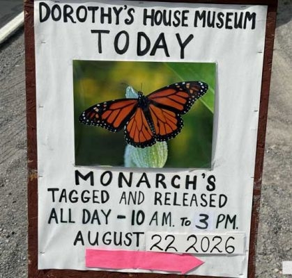August 22, 2026 Butterfly Tag Day Dorothys House Museum4381