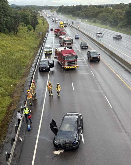 Video – Single-Vehicle Collision on Highway 401 at Cobourg