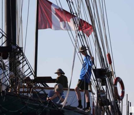 August 5, 2026 Fair Jeanne Leaving Cobourg Harbour3623
