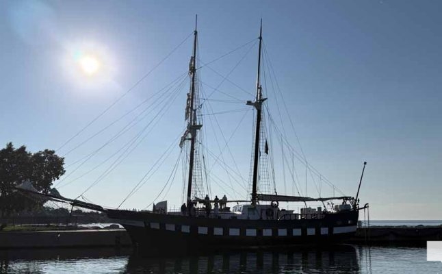 August 5, 2026 Fair Jeanne Leaving Cobourg Harbour3634
