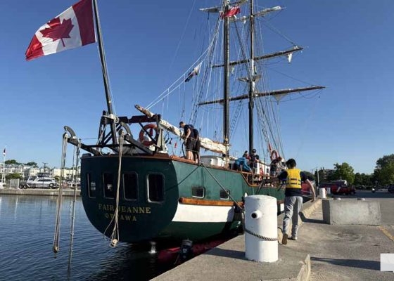 August 5, 2026 Fair Jeanne Leaving Cobourg Harbour3637