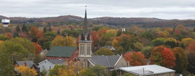 October 14, 2026 View from Victoria Hall Clock Tower 6017